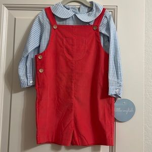 NWT Little English Corduroy Jon Jon